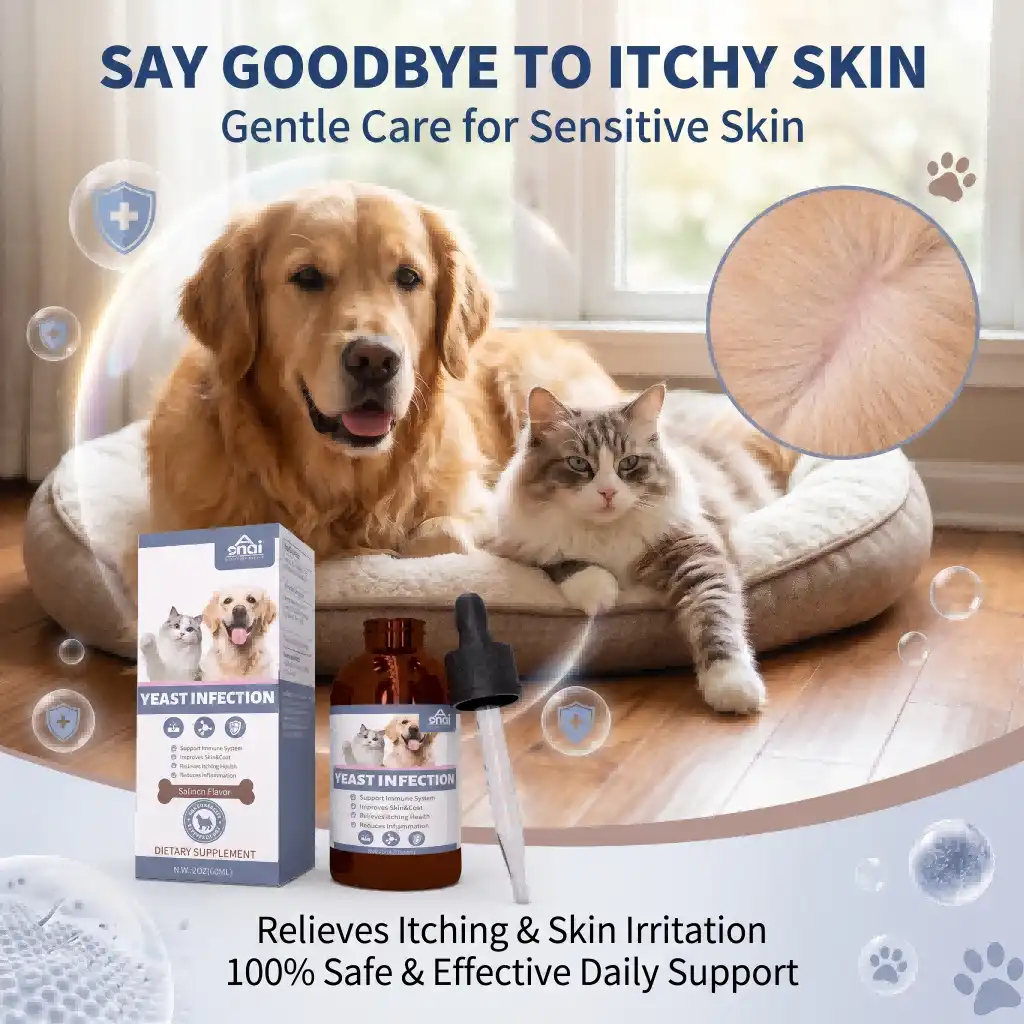 Pet Yeast Infection Drops (Salmon Flavor)